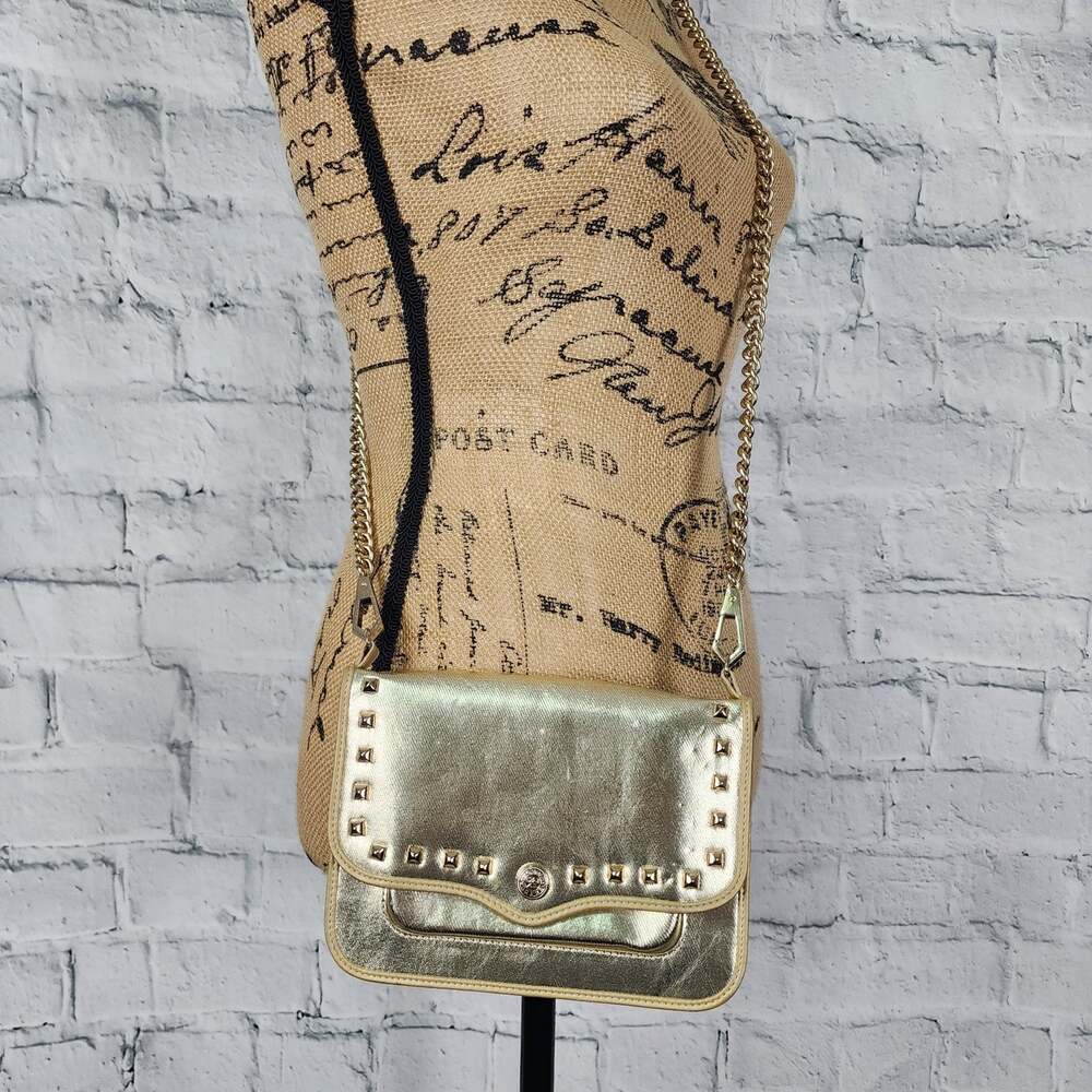 Rebecca Minkoff Crossbody bag Sz S gold mini A42
